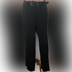 Banana Republic Wool Pants Sz 6 New Preppy Luxury Officewear Wide-leg Academic